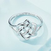 Celtic Knot Statement Ring in 925 Sterling Silver